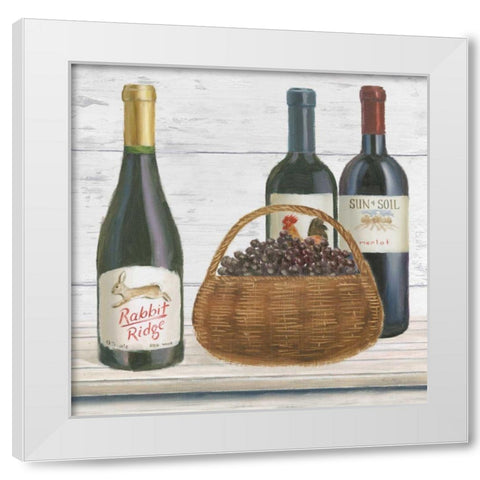 Vintners Recess II White Modern Wood Framed Art Print by Adams, Emily