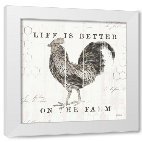 Farmhouse Fresh III White Modern Wood Framed Art Print by Pertiet, Katie