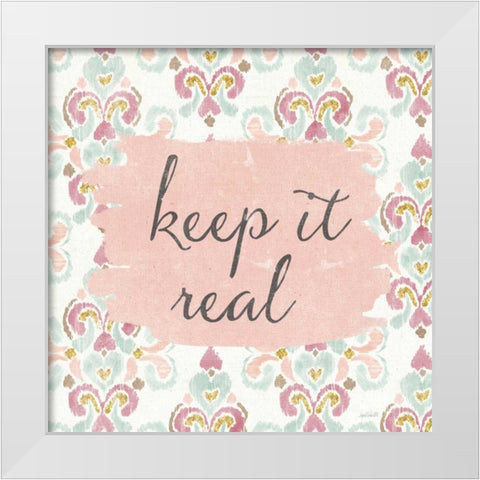 Soft Deco III White Modern Wood Framed Art Print by Tavoletti, Anne