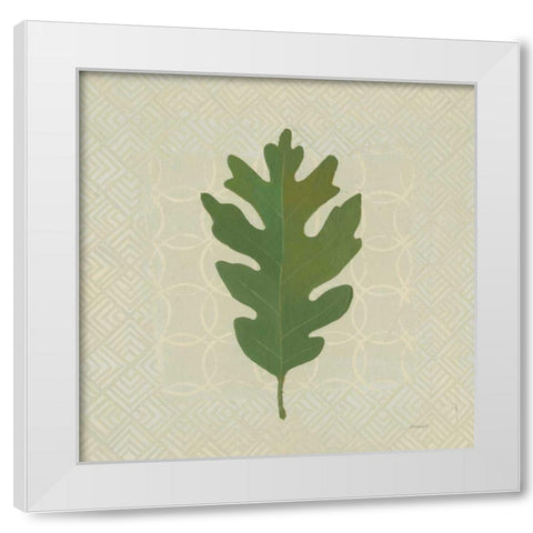 Forest Leaves II no Lines White Modern Wood Framed Art Print by Lovell, Kathrine