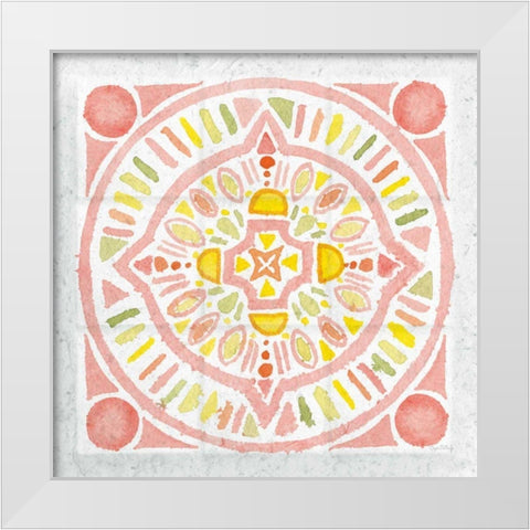 Citrus Tile IV v2 White Modern Wood Framed Art Print by DeNeige, Elyse