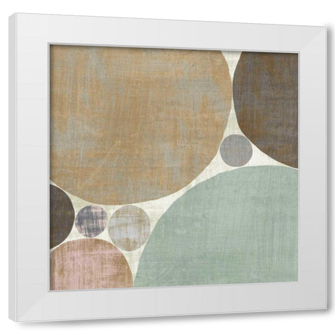 Circulation I v2 Hygge White Modern Wood Framed Art Print by Mullan, Michael