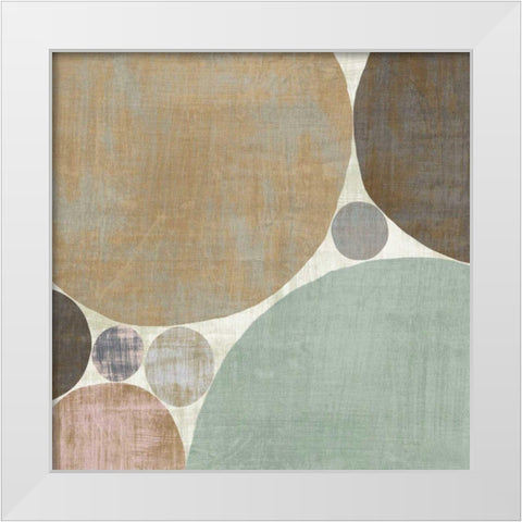 Circulation I v2 Hygge White Modern Wood Framed Art Print by Mullan, Michael