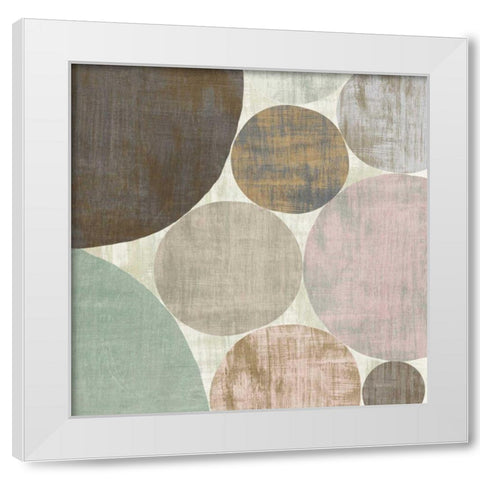 Circulation II v2 Hygge White Modern Wood Framed Art Print by Mullan, Michael