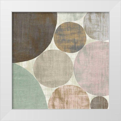 Circulation II v2 Hygge White Modern Wood Framed Art Print by Mullan, Michael