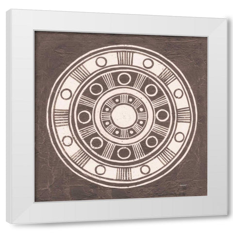 Seville II FB Spice White Modern Wood Framed Art Print by Lovell, Kathrine