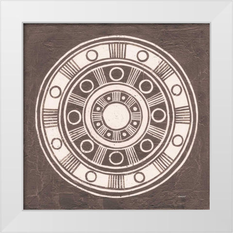 Seville II FB Spice White Modern Wood Framed Art Print by Lovell, Kathrine