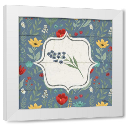 Blooming Thoughts VIII Flower White Modern Wood Framed Art Print by Penner, Janelle