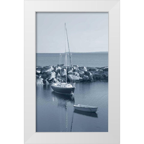 By the Sea II no Border White Modern Wood Framed Art Print by Audit, Lisa