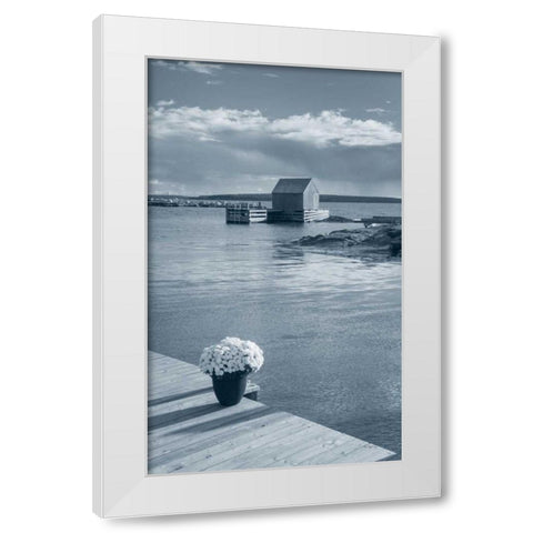 By the Sea III no Border White Modern Wood Framed Art Print by Audit, Lisa
