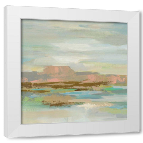 Spring Desert II v2 White Modern Wood Framed Art Print by Vassileva, Silvia