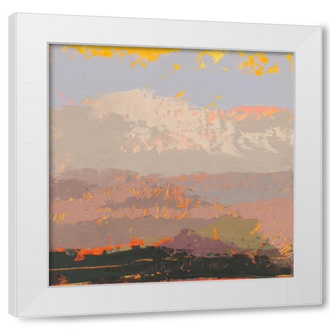 Soft Day I White Modern Wood Framed Art Print by Dowling, Grainne