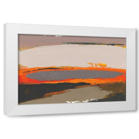 Ceide Study I White Modern Wood Framed Art Print by Dowling, Grainne