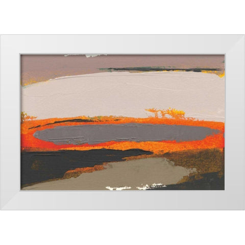 Ceide Study I White Modern Wood Framed Art Print by Dowling, Grainne