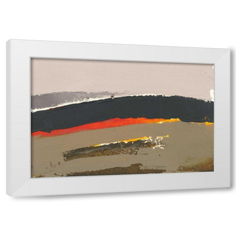 Ceide Study III White Modern Wood Framed Art Print by Dowling, Grainne