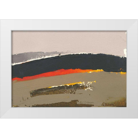 Ceide Study III White Modern Wood Framed Art Print by Dowling, Grainne