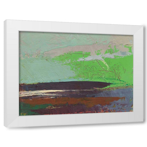 Ceide Study XIII White Modern Wood Framed Art Print by Dowling, Grainne