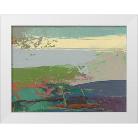 Ceide Study XIV White Modern Wood Framed Art Print by Dowling, Grainne