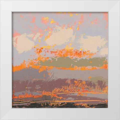 Soft Day III White Modern Wood Framed Art Print by Dowling, Grainne