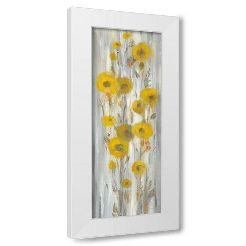 Roadside Flowers II Crop White Modern Wood Framed Art Print by Vassileva, Silvia