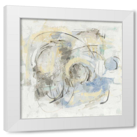 Signature White Modern Wood Framed Art Print by Vassileva, Silvia