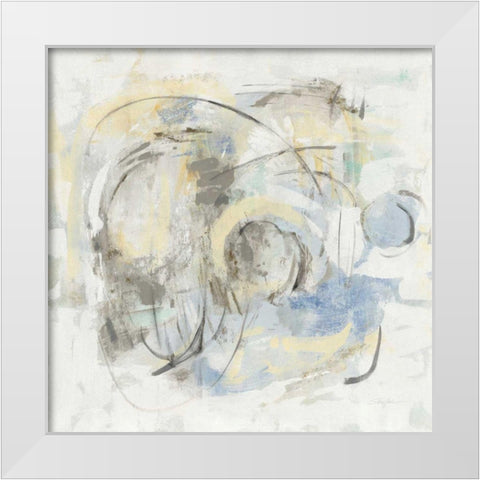 Signature White Modern Wood Framed Art Print by Vassileva, Silvia