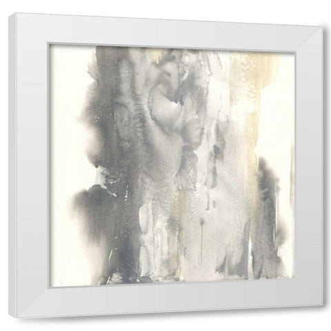 Pale Taupe I White Modern Wood Framed Art Print by Paschke, Chris