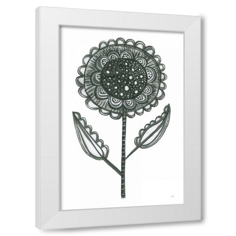Bloom Town I White Modern Wood Framed Art Print by Averinos, Melissa