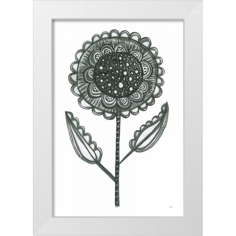Bloom Town I White Modern Wood Framed Art Print by Averinos, Melissa