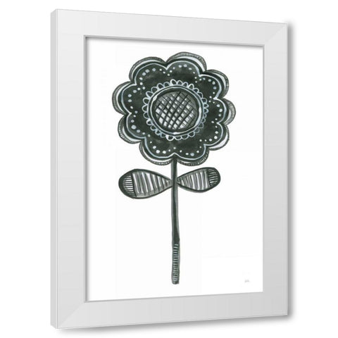 Bloom Town III White Modern Wood Framed Art Print by Averinos, Melissa