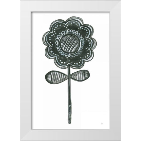Bloom Town III White Modern Wood Framed Art Print by Averinos, Melissa