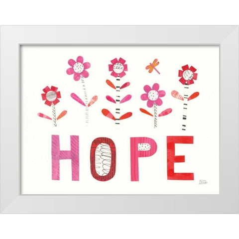 Love Words I White Modern Wood Framed Art Print by Averinos, Melissa