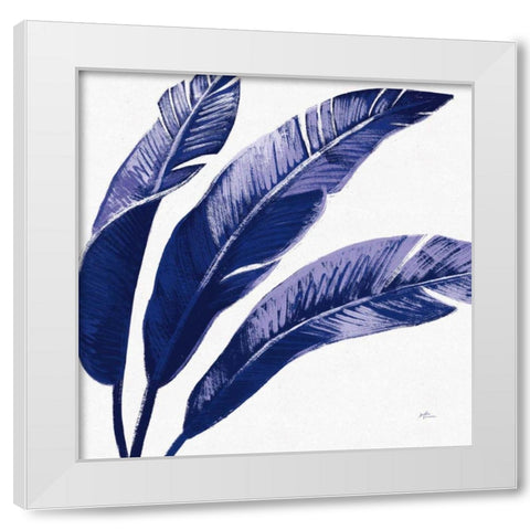 Welcome to Paradise XI Indigo White Modern Wood Framed Art Print by Penner, Janelle