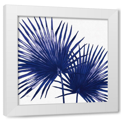 Welcome to Paradise XII Indigo White Modern Wood Framed Art Print by Penner, Janelle