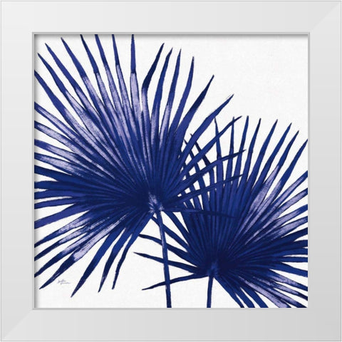 Welcome to Paradise XII Indigo White Modern Wood Framed Art Print by Penner, Janelle