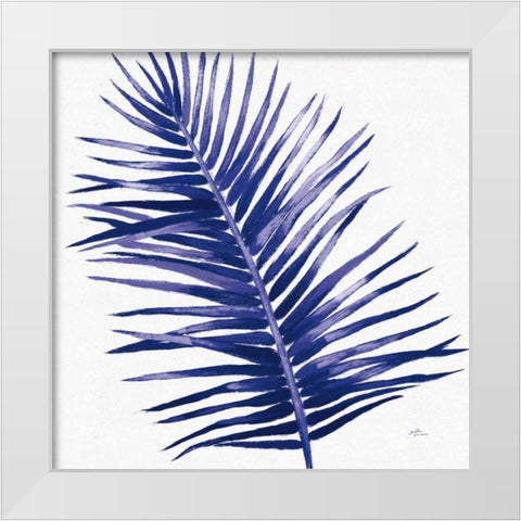 Welcome to Paradise XIV Indigo White Modern Wood Framed Art Print by Penner, Janelle