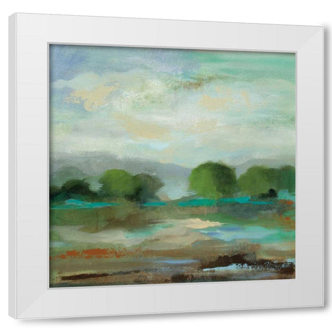 Unexpected Clouds I White Modern Wood Framed Art Print by Vassileva, Silvia