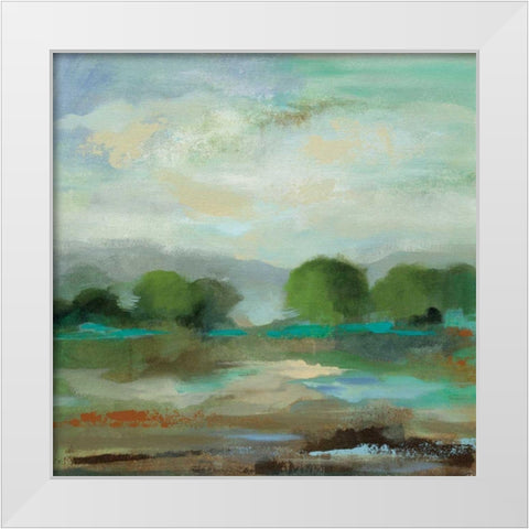 Unexpected Clouds I White Modern Wood Framed Art Print by Vassileva, Silvia