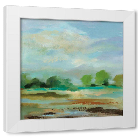 Unexpected Clouds II White Modern Wood Framed Art Print by Vassileva, Silvia