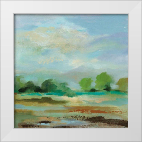 Unexpected Clouds II White Modern Wood Framed Art Print by Vassileva, Silvia