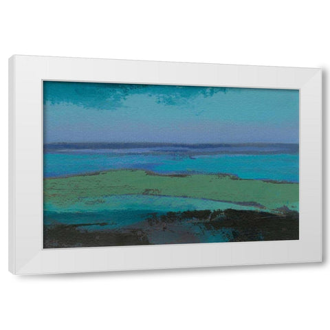 Low Tide Killala White Modern Wood Framed Art Print by Dowling, Grainne