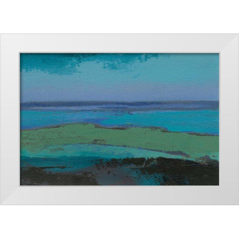 Low Tide Killala White Modern Wood Framed Art Print by Dowling, Grainne