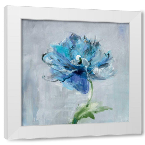 Floral Bloom II v2 White Modern Wood Framed Art Print by Nai, Danhui