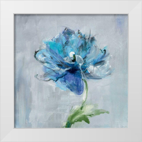 Floral Bloom II v2 White Modern Wood Framed Art Print by Nai, Danhui