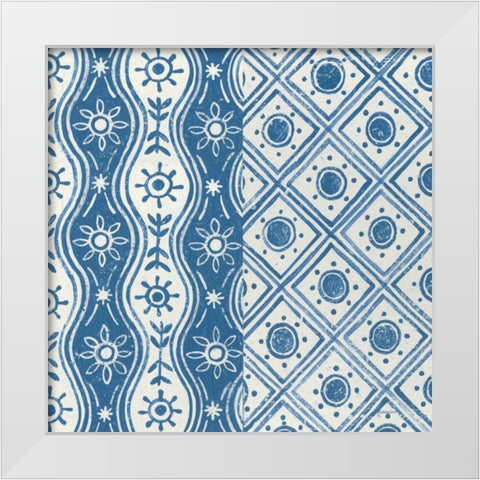 Windjammer VI White Modern Wood Framed Art Print by Lovell, Kathrine