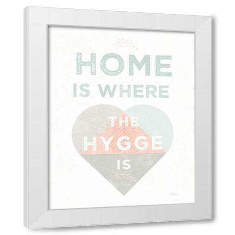 Cozy Hygge I Dark White Modern Wood Framed Art Print by Schlabach, Sue