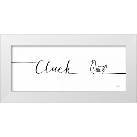 Underlined Farm IV White Modern Wood Framed Art Print by Charron, Veronique