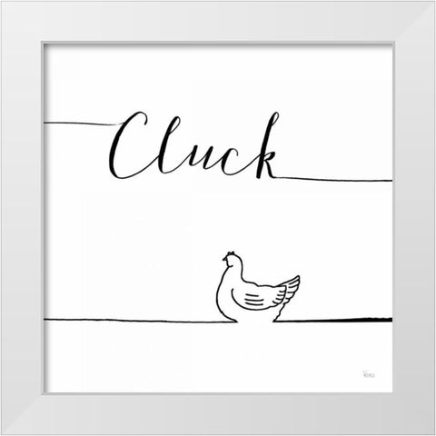 Underlined Farm VIII White Modern Wood Framed Art Print by Charron, Veronique