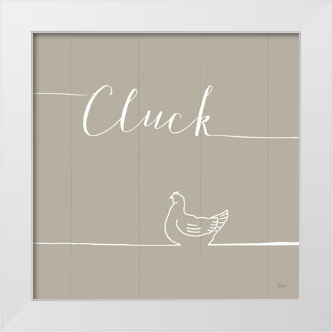 Underlined Farm VIII Greige White Modern Wood Framed Art Print by Charron, Veronique