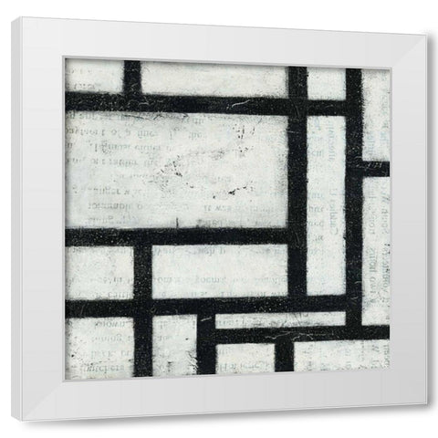 Labyrinth II White Modern Wood Framed Art Print by Hershey, Moira